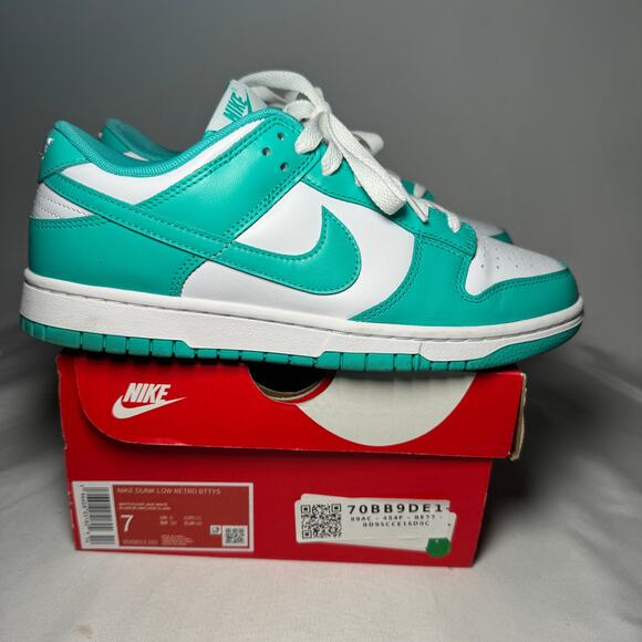 Size 7 - Nike Nike Dunk Low Clear Jade Men's Shoes - Picture 1 of 11